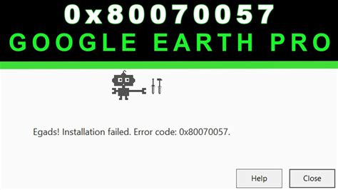 google earth image error fix